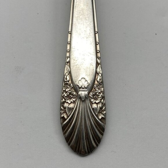 VTG Crown Radiance International Cold Meat Fork‎ Silver Plate Silverware 1939 - Picture 2 of 8